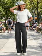WHITNEY - Comfortable High-Waist Wide Leg Pants for Yoga and Outdoor Fun