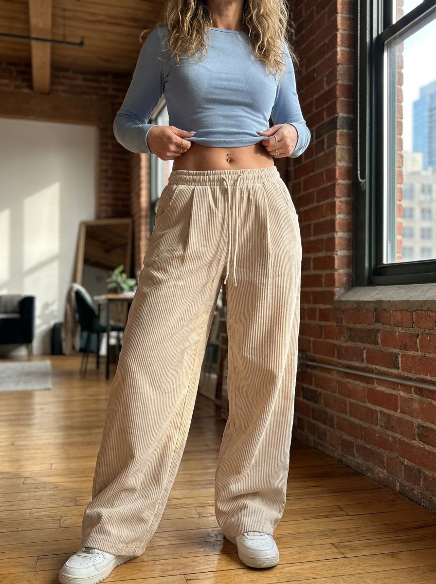 TABITHA – Cozy Loose-Fitting Drawstring Trousers