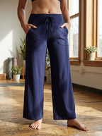 BETHANY - High-Waist Wide-Leg Pants