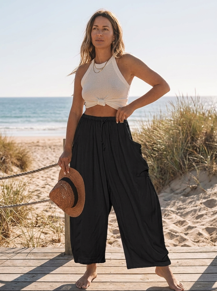 LYNNA – Wide-Leg Comfort Pants