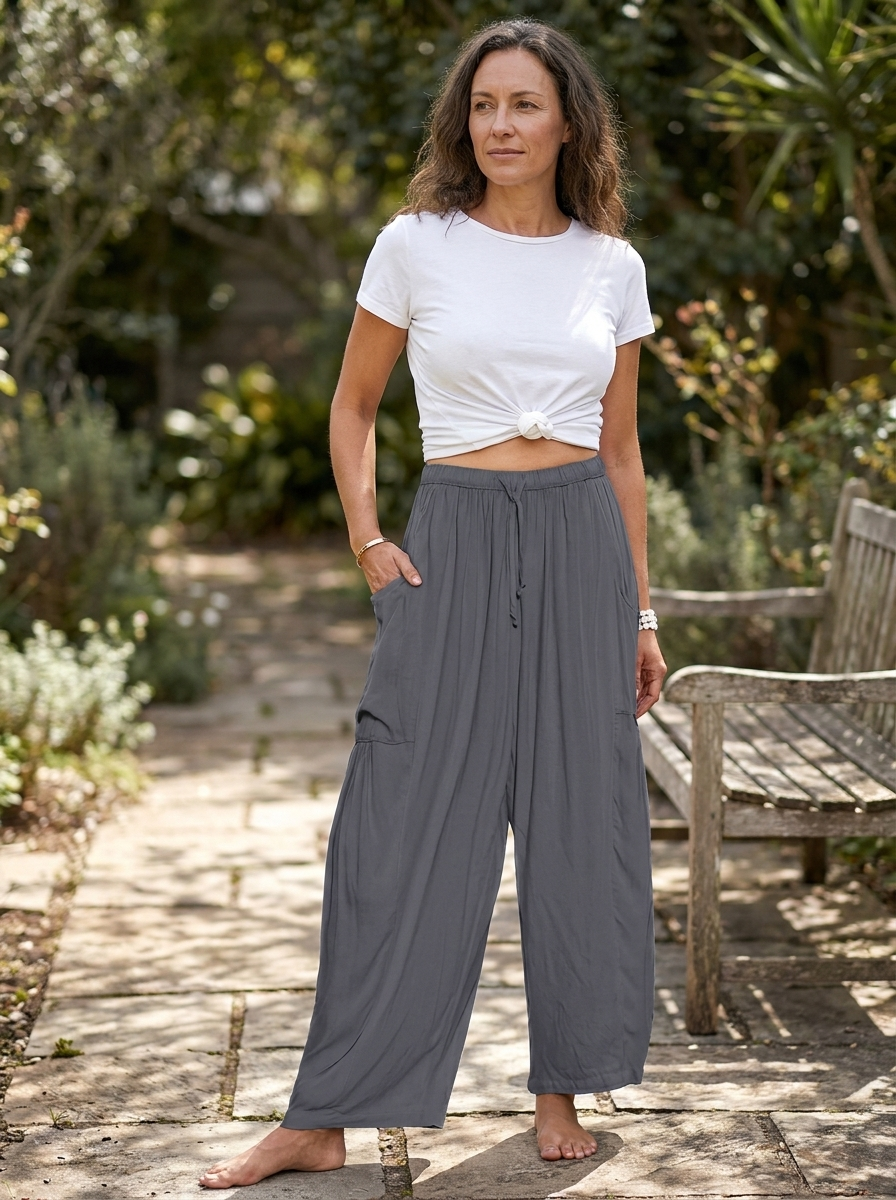 LYNNA – Wide-Leg Comfort Pants