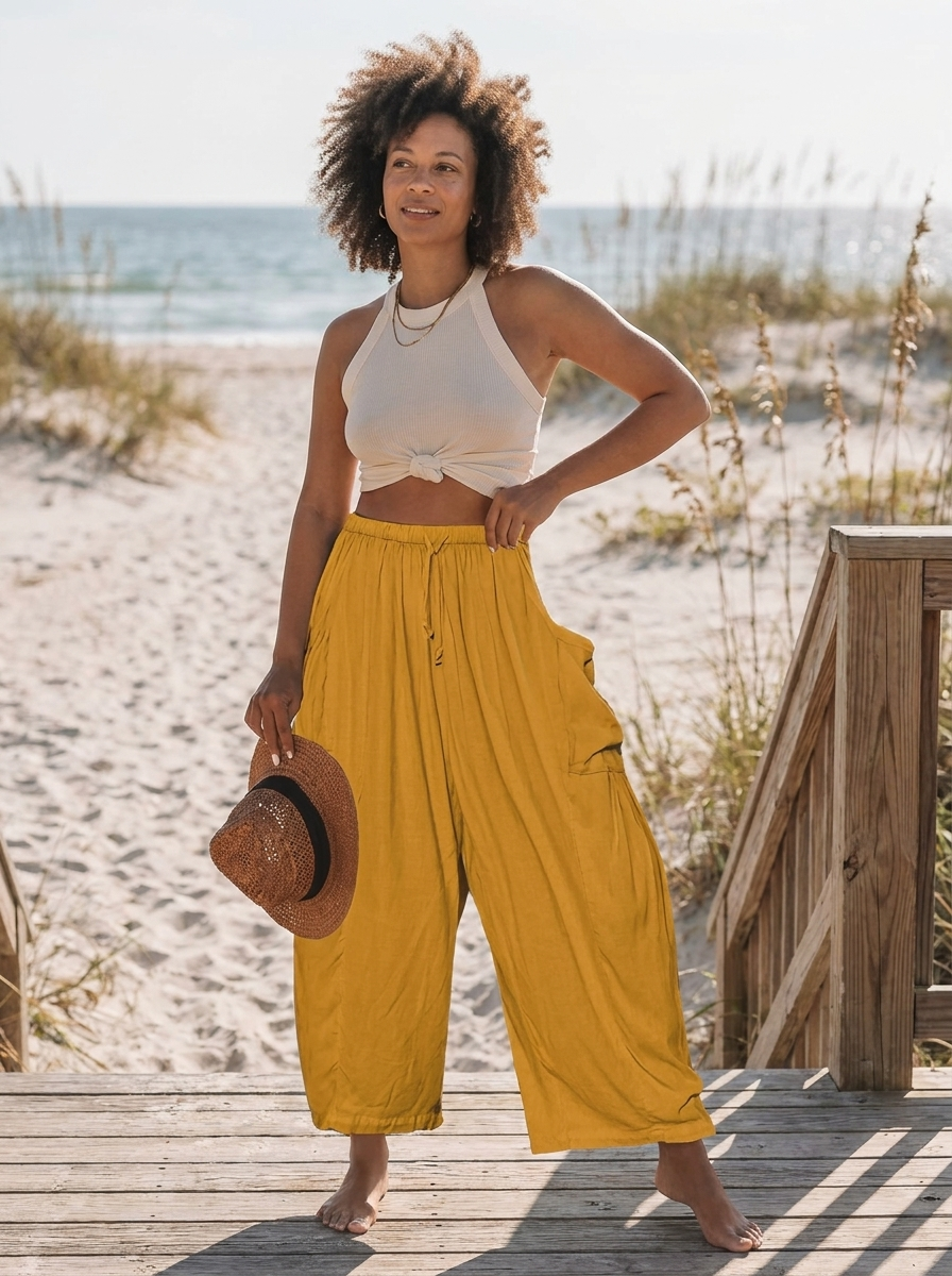 LYNNA – Wide-Leg Comfort Pants