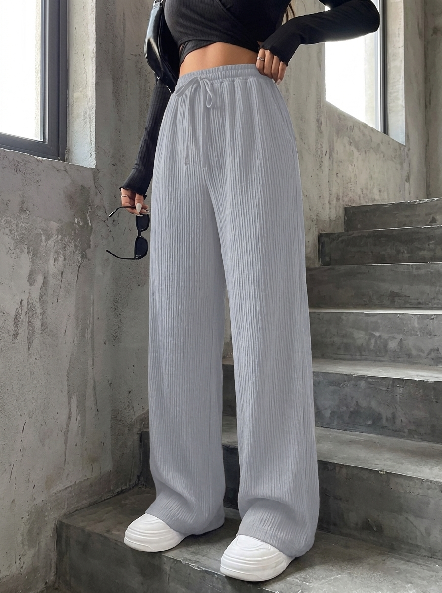 BERNILA – Casual Wide Waist Comfy Everyday Pants