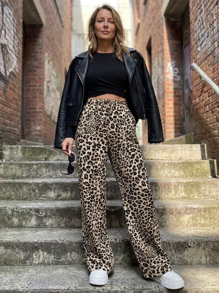 BERNILA – Casual Wide Waist Comfy Everyday Pants