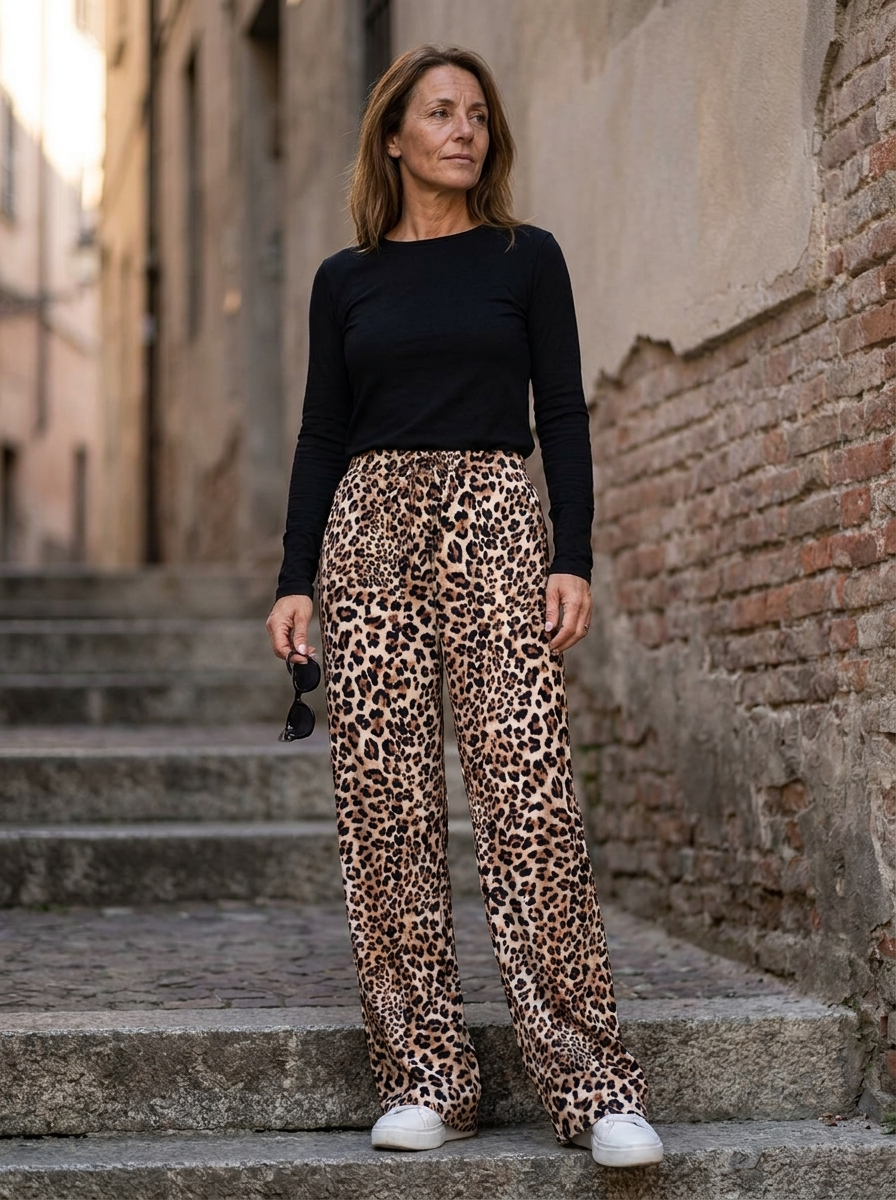BERNILA – Casual Wide Waist Comfy Everyday Pants