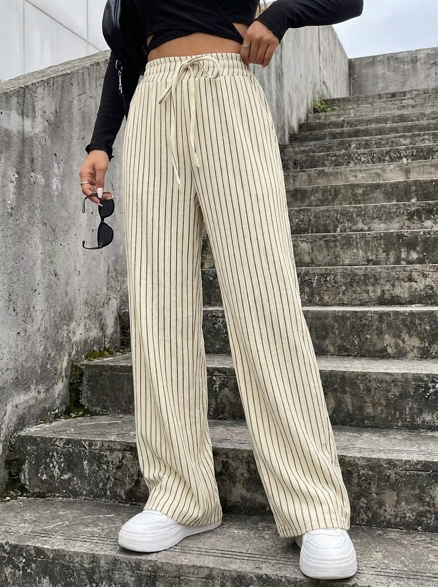 BERNILA – Casual Wide Waist Comfy Everyday Pants