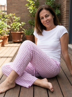 TAITE - Simple Summer Striped Relaxed Fit Buttom