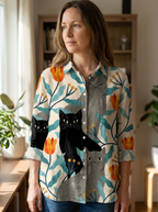 LUCIA - Cat Art Shirt