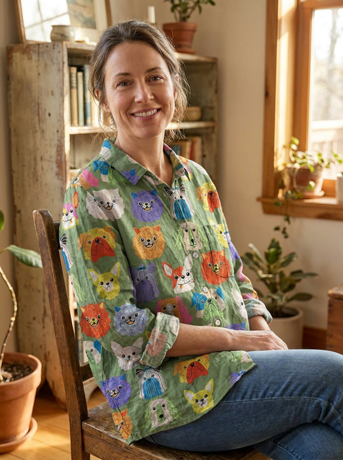 ADDIE - Dog Art Shirt