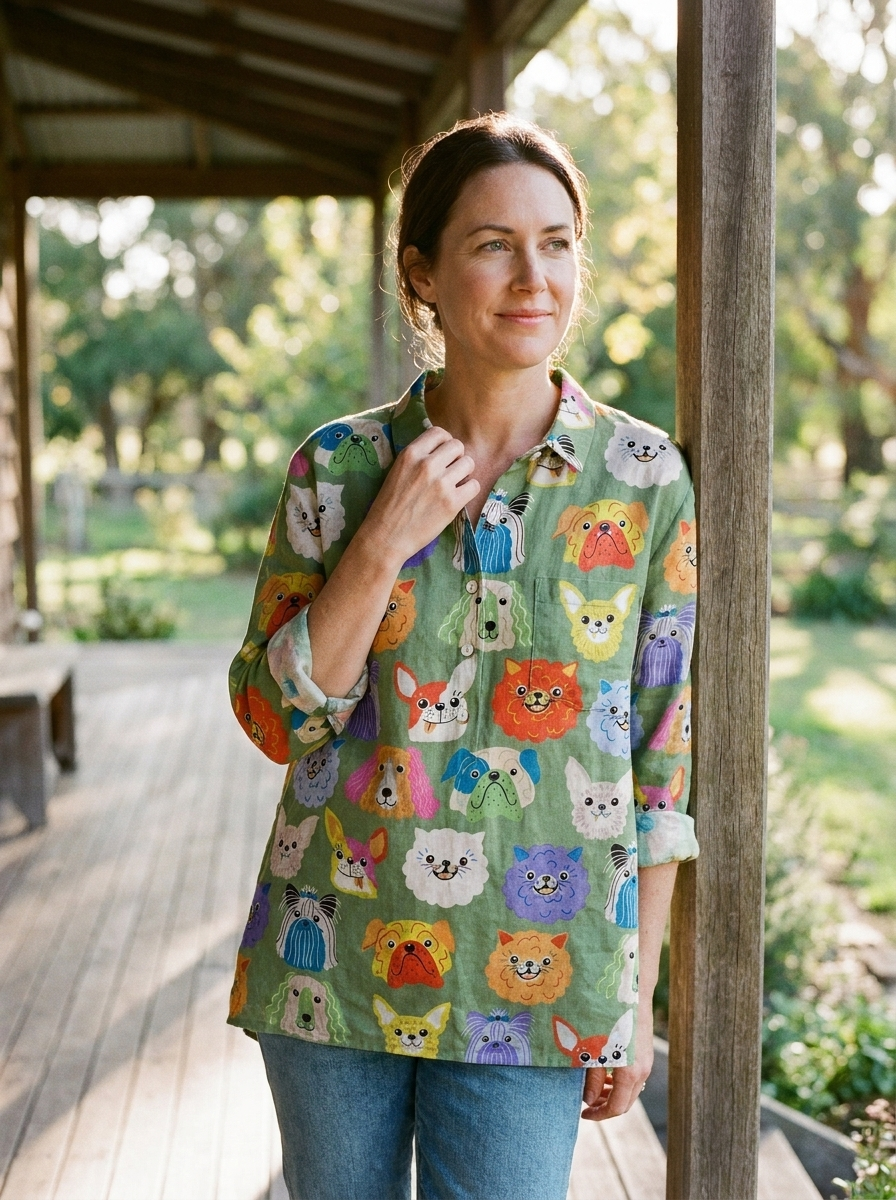 ADDIE - Dog Art Shirt