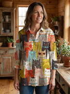 SHEENA - Cat Art Shirt