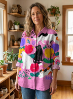 AMARI - Cat Art Shirt