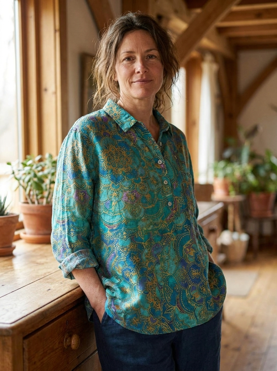 CLAUDINE - Serene Art Shirt