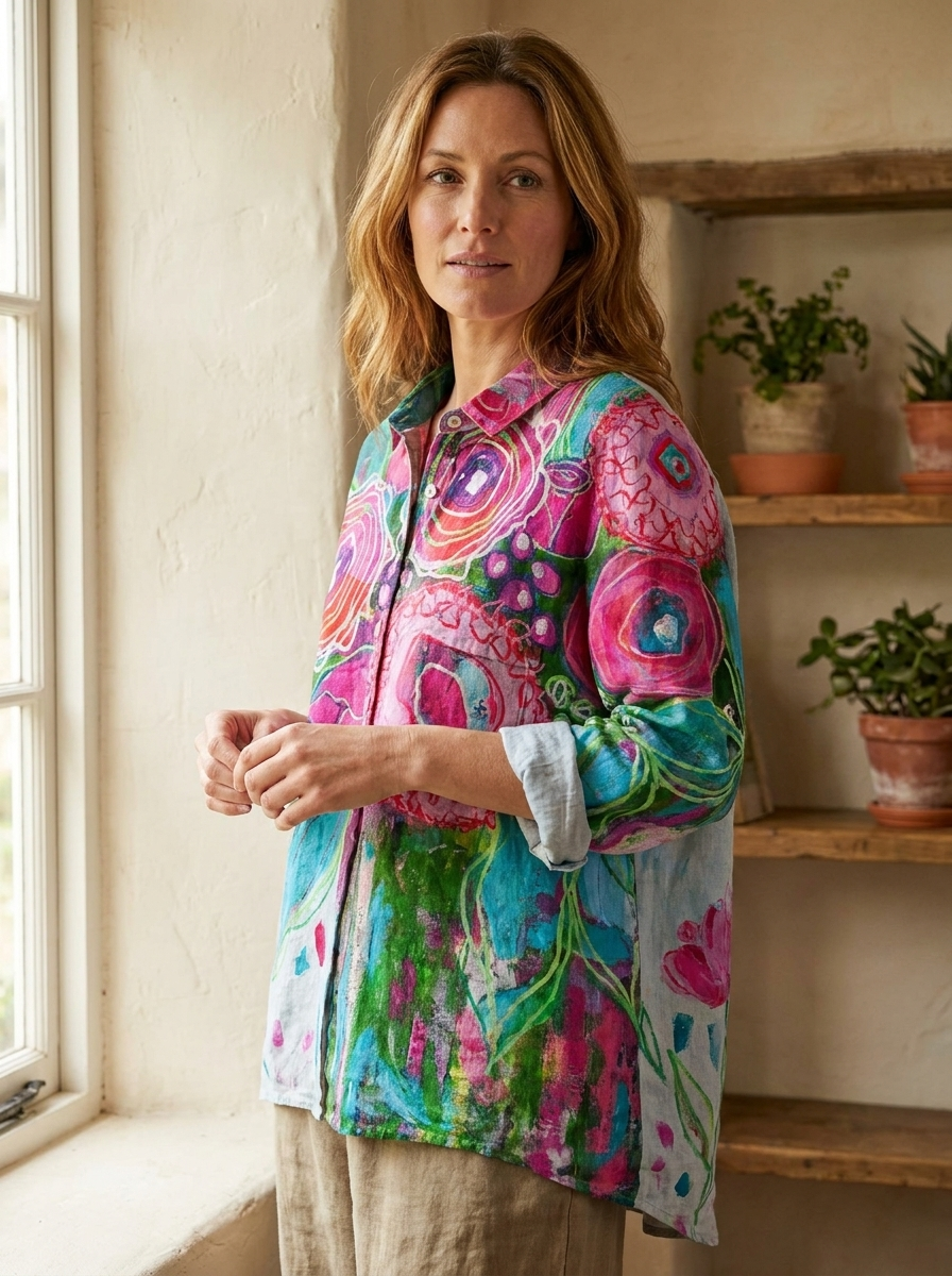 CLAUDINE - Serene Art Shirt