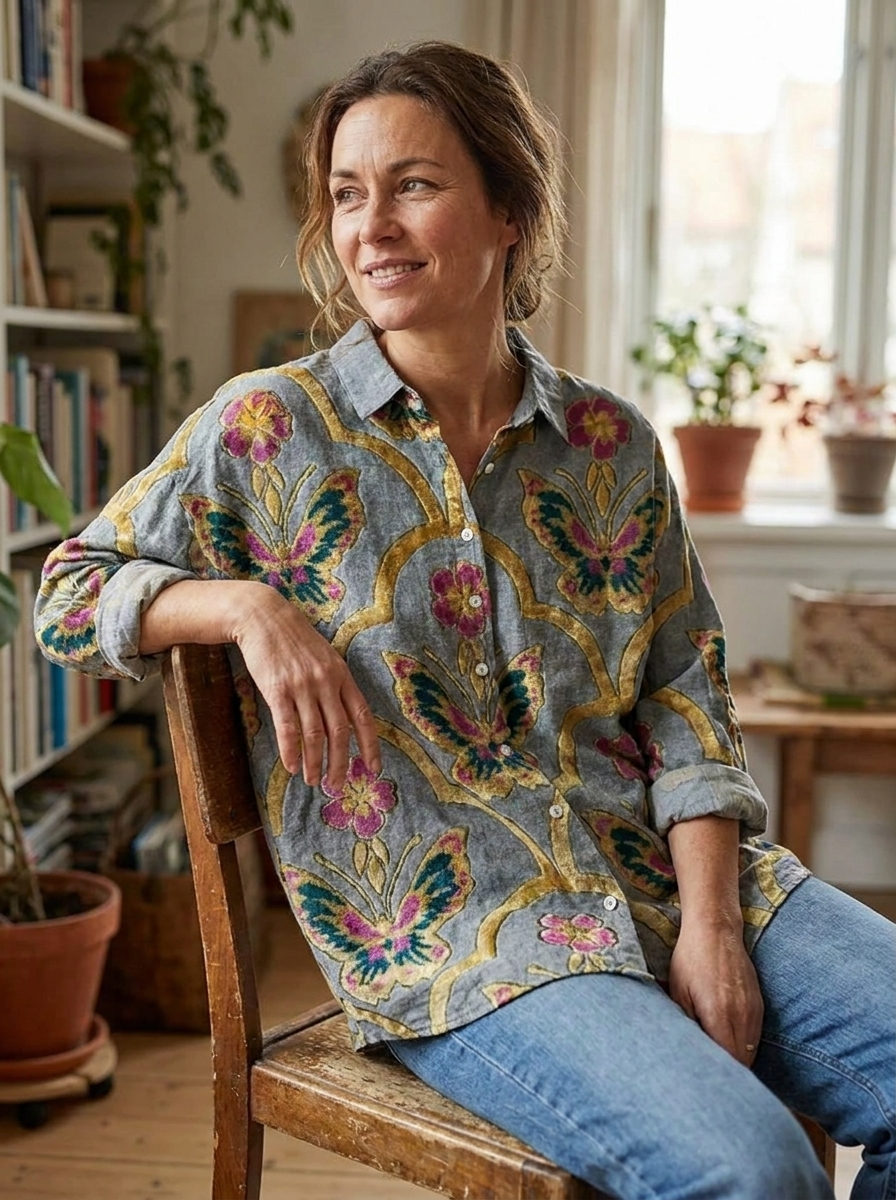 CLAUDINE - Serene Art Shirt