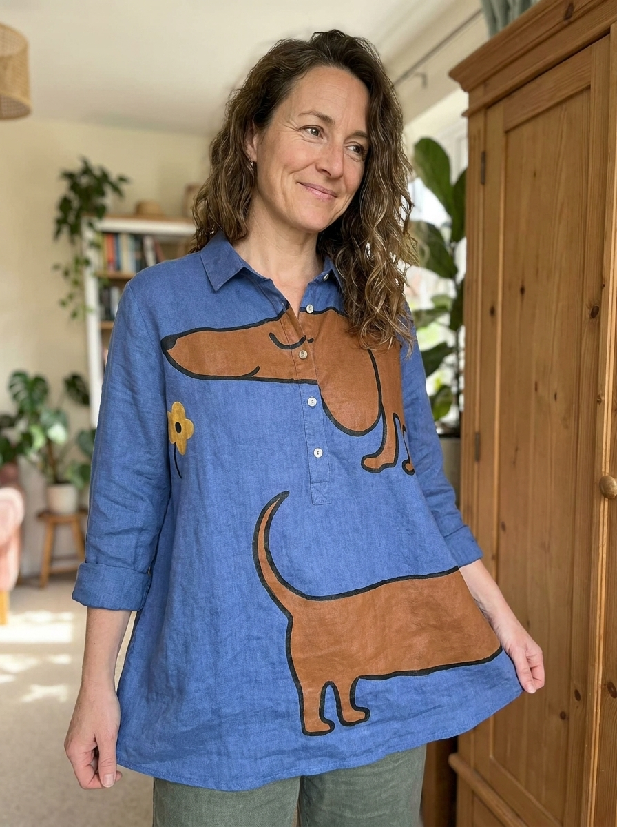 MAXINE - Dog Art Shirt