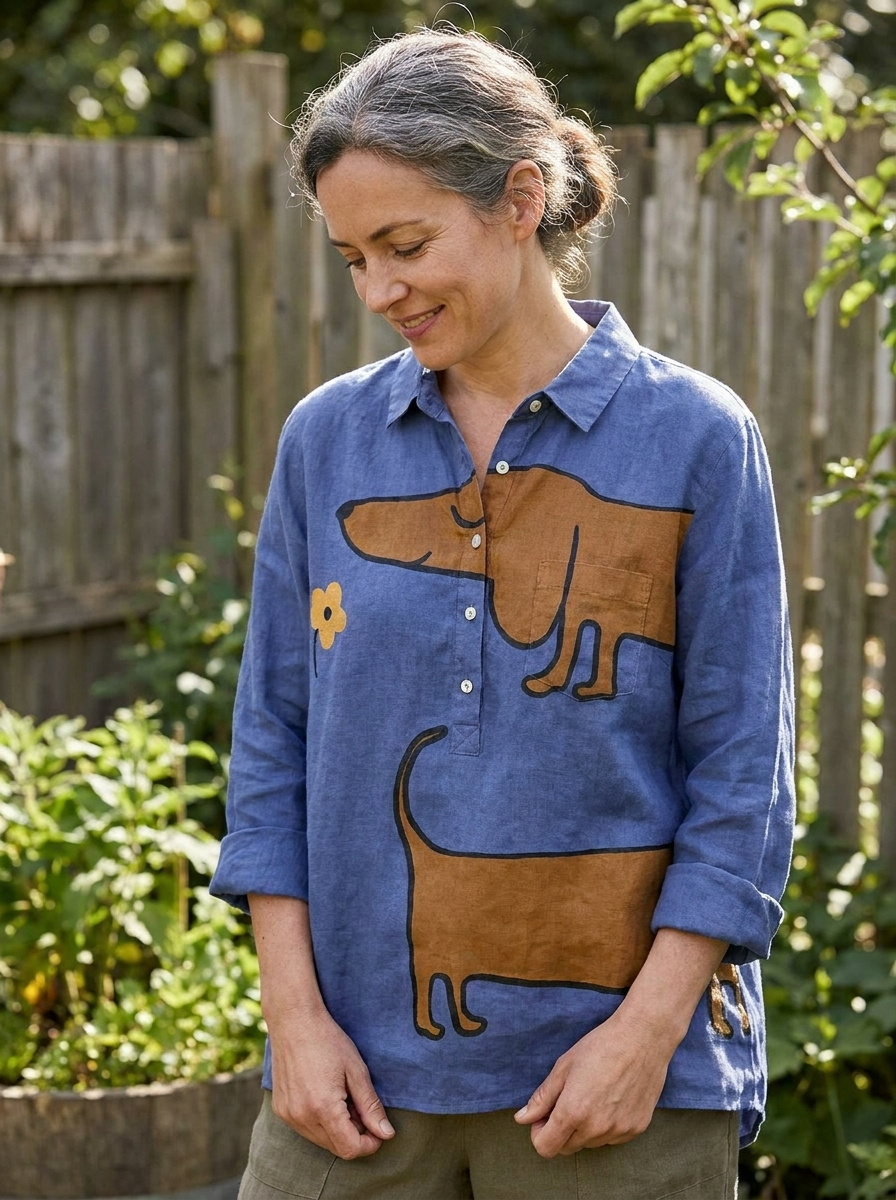MAXINE - Dog Art Shirt