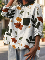 ELEANOR - Elegant Plant Art Shirt