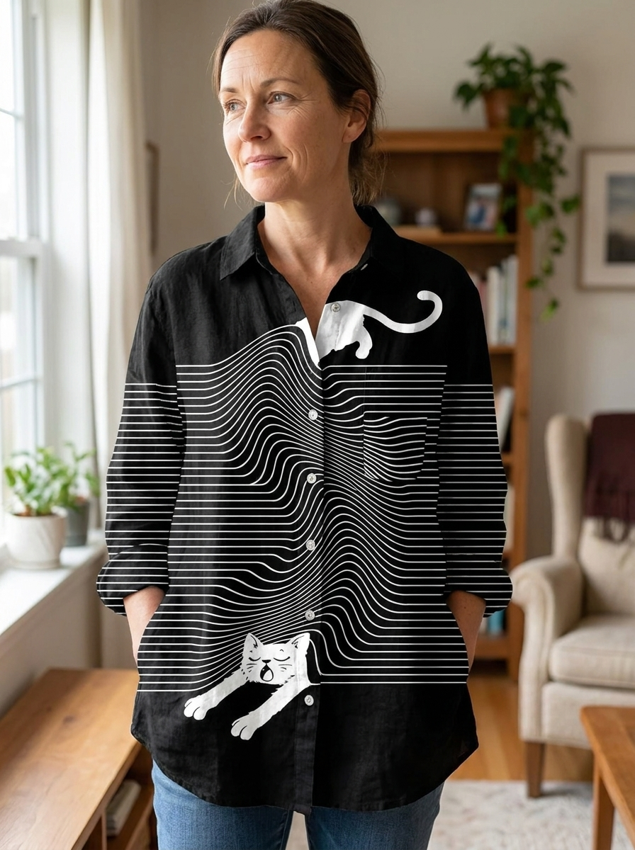 CORA - Cat Art Shirt