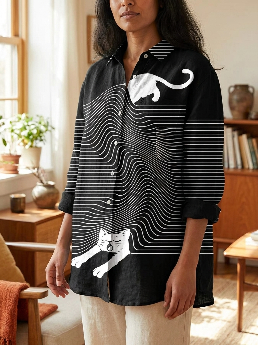 CORA - Cat Art Shirt