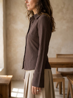 RACHEL - Stylish Button-Up Top