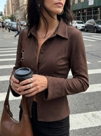 RACHEL - Stylish Button-Up Top
