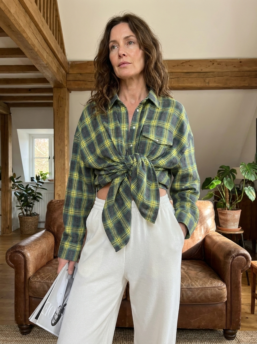 Norah | Casual Plain Flannel