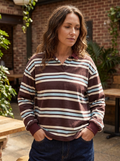 AIKO – Refined Striped Long Sleeve Top