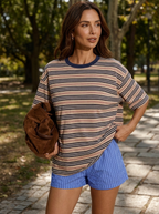 LAIZA – Modern Long Sleeve Striped Shirt