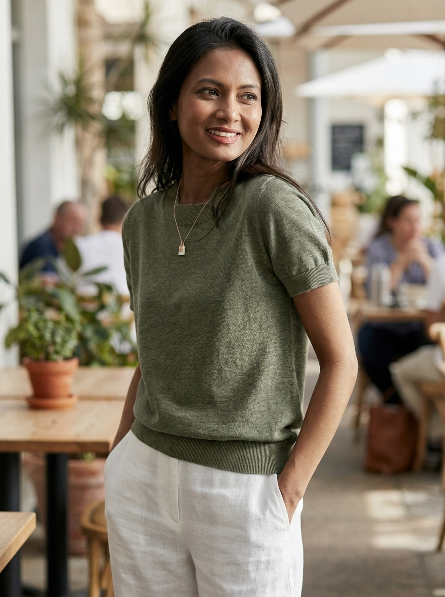 JENNY - Classic Round Neck Casual Top