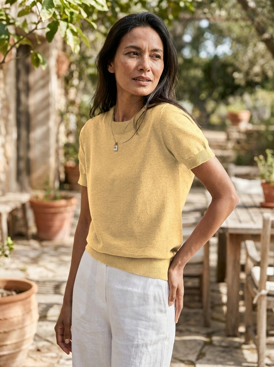 JENNY - Classic Round Neck Casual Top