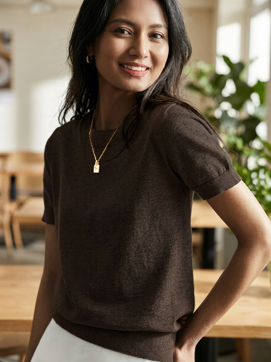 JENNY - Classic Round Neck Casual Top