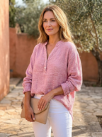 AYLA – Casual V-Neck Blouse