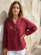 AYLA – Casual V-Neck Blouse