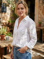 SANDRA – Classic Printed Blouse