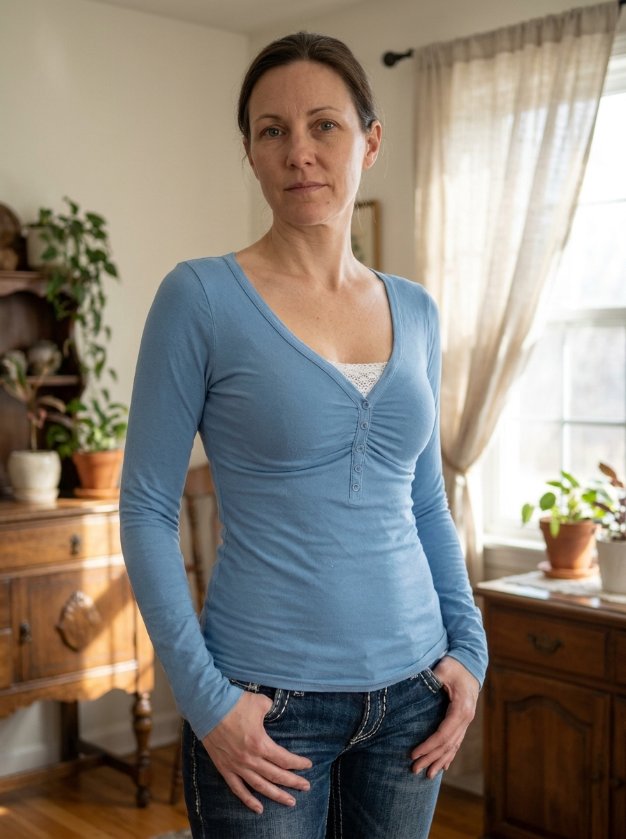 PALYA - Comfy V-Neck Long Sleeve Top