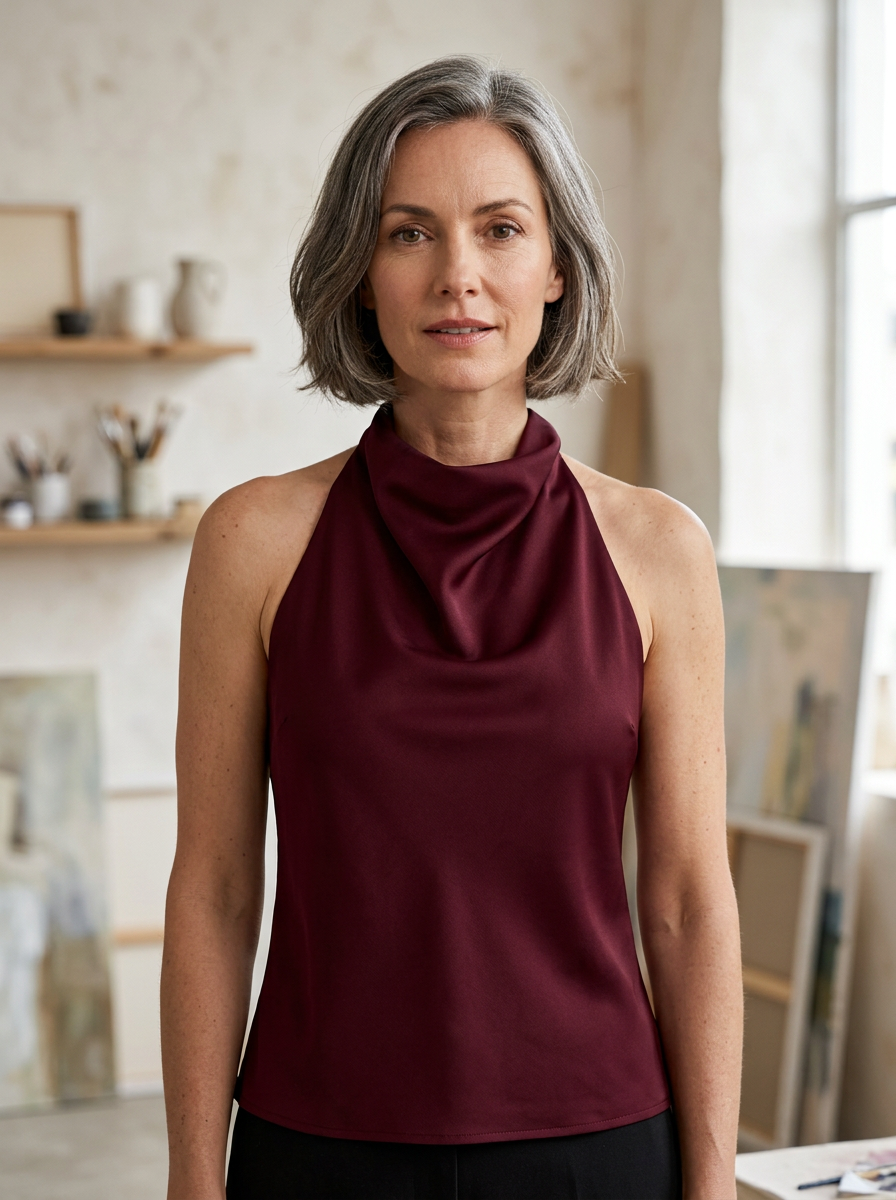 HENYA – Casual Sleeveless Summer Backless Top