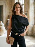 CAMILLA – Chic Casual One Shoulder Blouse