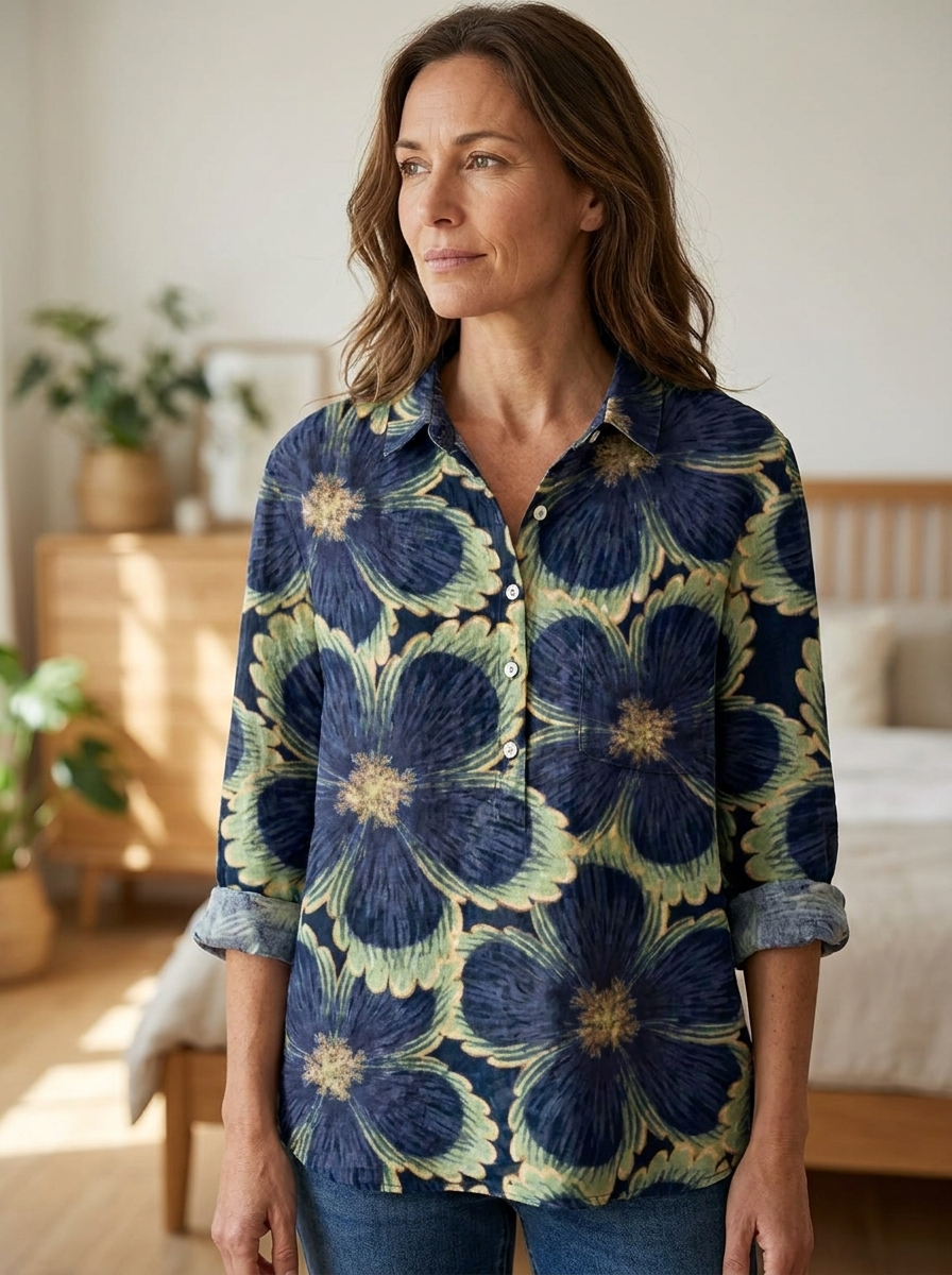 TALLIE – Relaxed Printed Blouse