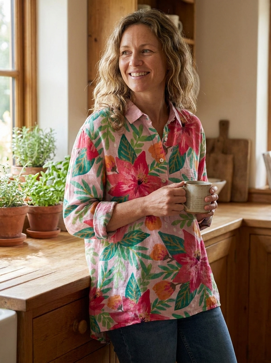 TALLIE – Relaxed Printed Blouse