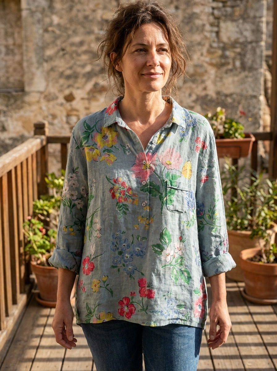 TALLIE – Relaxed Printed Blouse