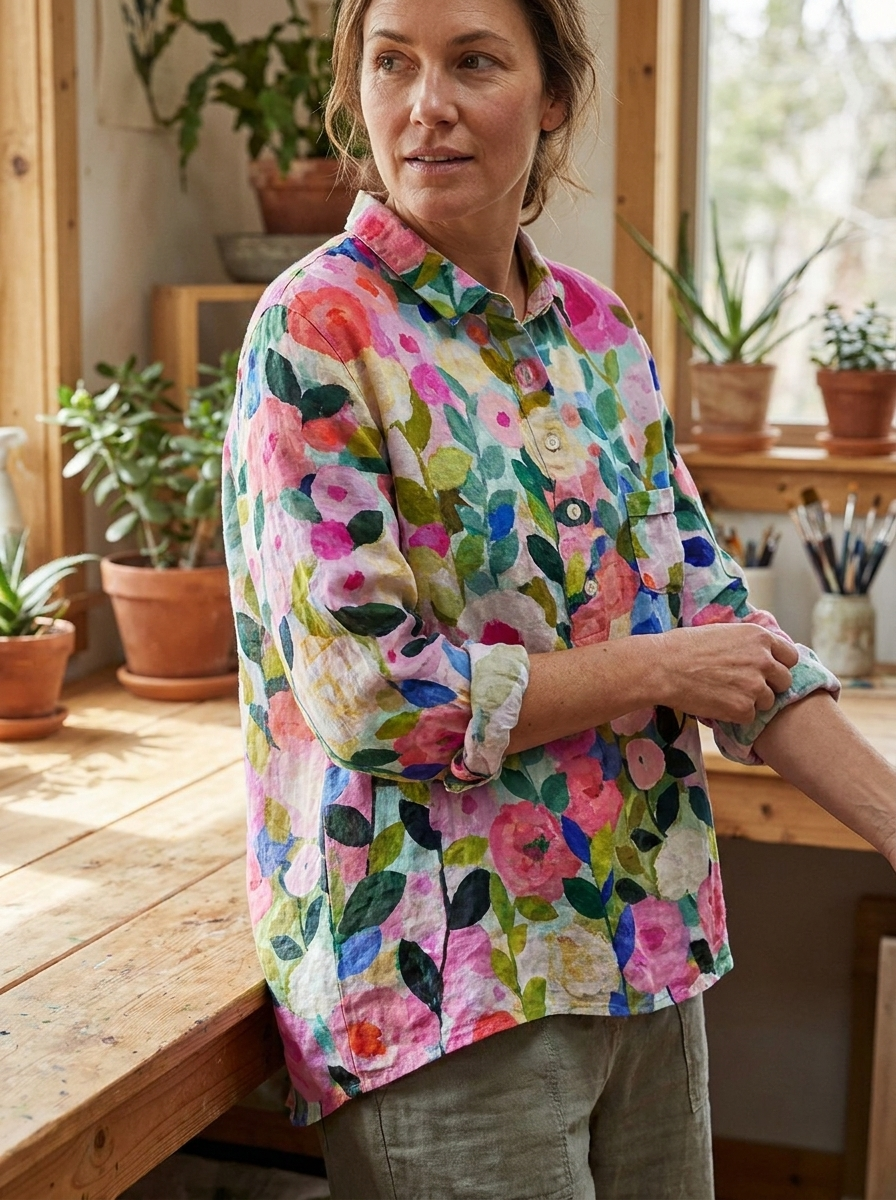 TALLIE – Relaxed Printed Blouse