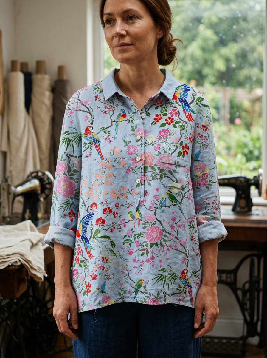 TALLIE – Relaxed Printed Blouse