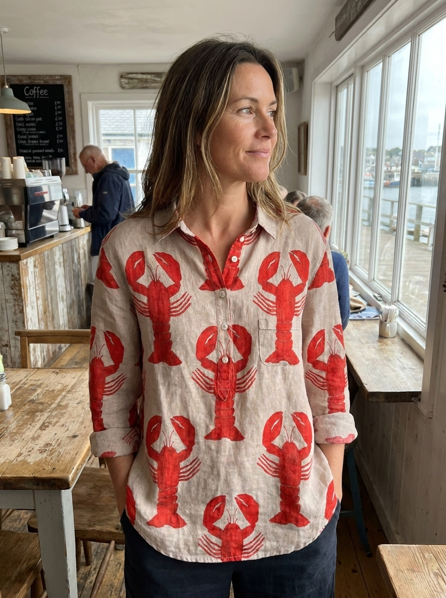 TALLIE – Relaxed Printed Blouse