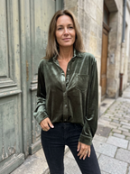 DAHLIA - Soft Velvet Shirt