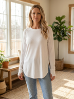 STELLAN - Casual Long Sleeve Thumb Hole Top