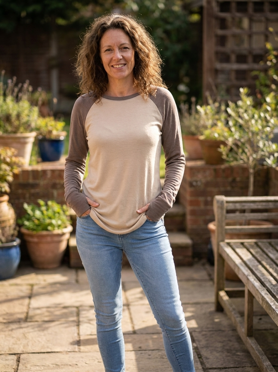 STELLAN - Casual Long Sleeve Thumb Hole Top