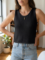 KAREEM - Casual Round Neck Vest Pullover Top