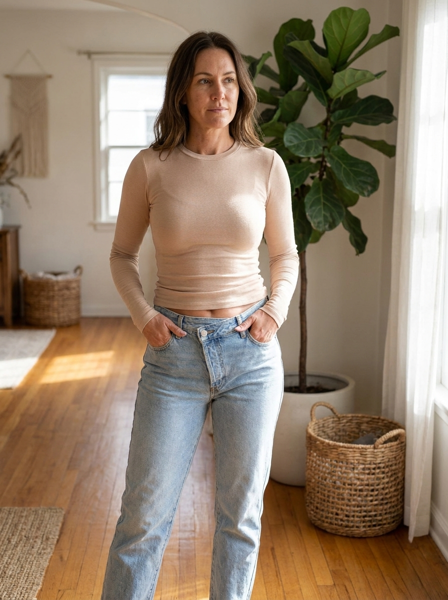 AVED - Cozy Round Neck Long Sleeve Top