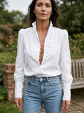 ROXIE - Elegant Long Sleeve Stand Collar Shirt